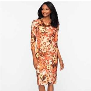 Talbots Floral Sheath Dress